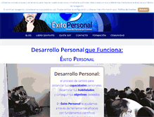 Tablet Screenshot of exito-personal.com